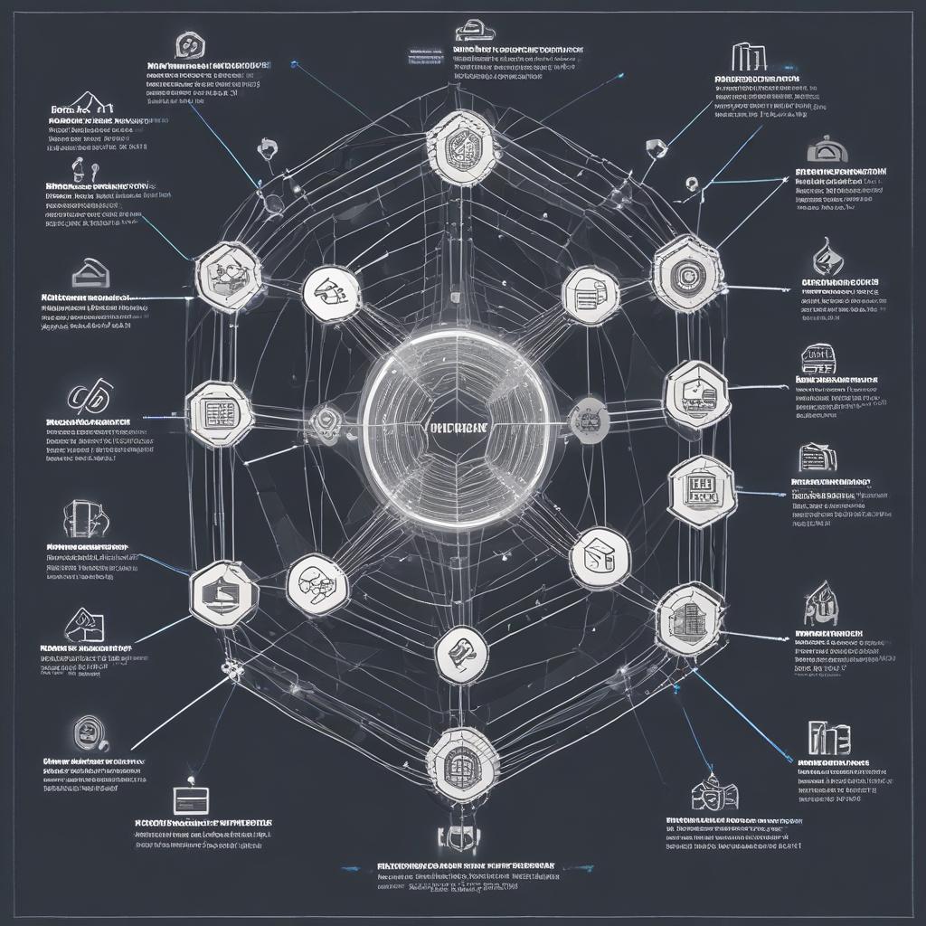 Enterprise blockchain system visualization